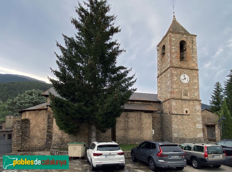 Urús - Església de Sant Climent (Foto: Albert Esteves, 2022) Urús - Església de Sant Climent