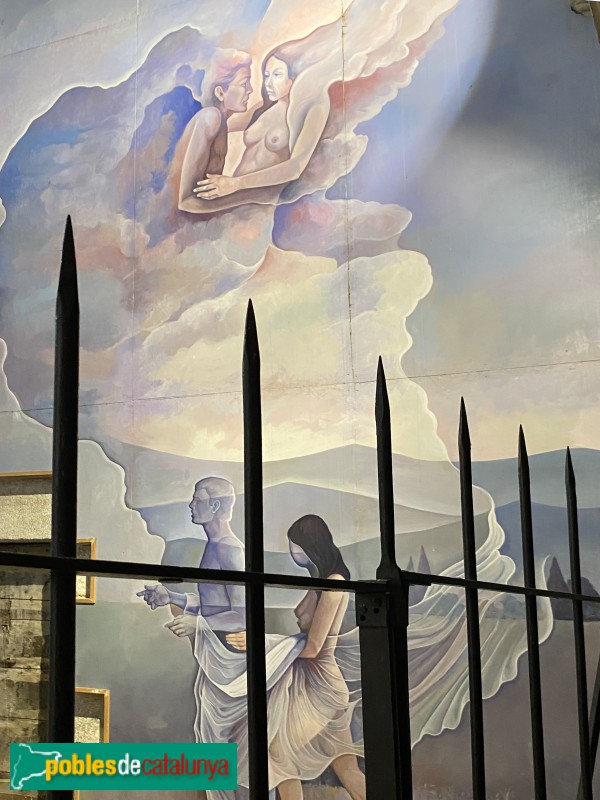 Llívia - Església. Baptisteri (Foto: Albert Esteves, 2022) Llívia - Església. Baptisteri