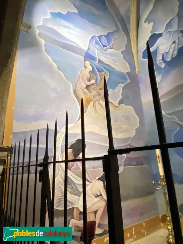 Llívia - Església. Baptisteri (Foto: Albert Esteves, 2022) Llívia - Església. Baptisteri