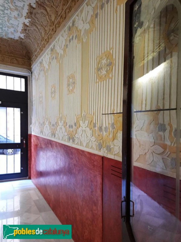 Barcelona - Tapioles, 49-51. Vestíbul (Foto: Rosa Just, 2022) Barcelona - Tapioles, 49-51. Vestíbul