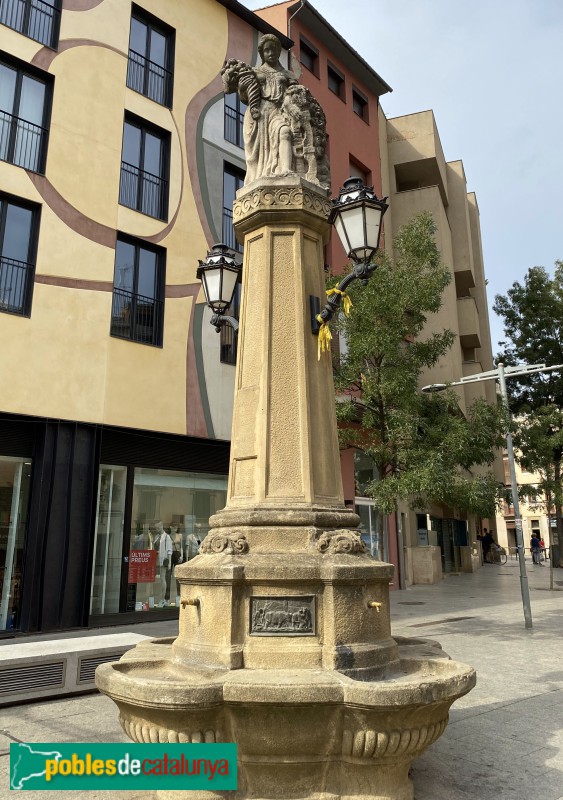 Vic - Font de la Rambla del Carme (Foto: Albert Esteves, 2022) Vic - Font de la Rambla del Carme
