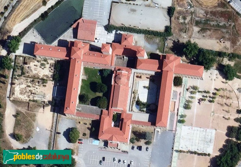 Vic - Seminari Nou. Vista aèria (Foto: Institut Cartogràfic i Geològic de Catalunya, 2022) Vic - Seminari Nou. Vista aèria