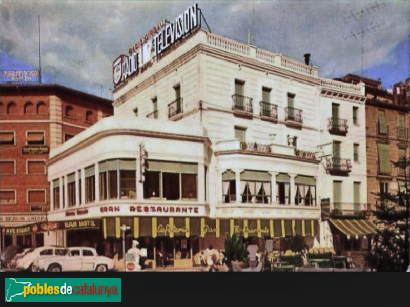 Vic - Hotel Colón. Postal anys seixanta Vic - Hotel Colón. Postal anys seixanta