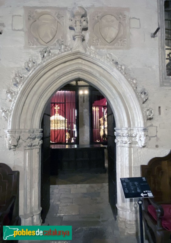 Tarragona - Catedral. Sagristia i tresor (Foto: Albert Esteves, 2022) Tarragona - Catedral. Sagristia i tresor