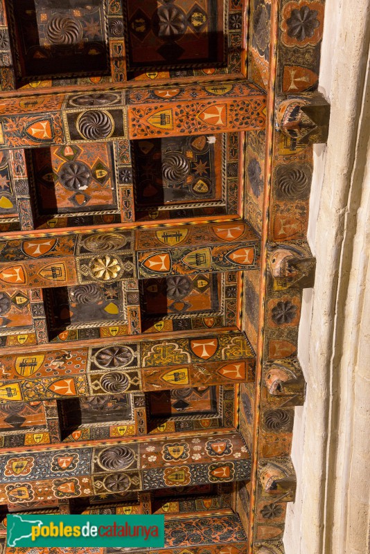 Tarragona - Catedral. Enteixinat de la sagristia (Foto: José Aguado, 2017) Tarragona - Catedral. Enteixinat de la sagristia