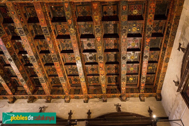 Tarragona - Catedral. Enteixinat de la sagristia (Foto: José Aguado, 2017) Tarragona - Catedral. Enteixinat de la sagristia