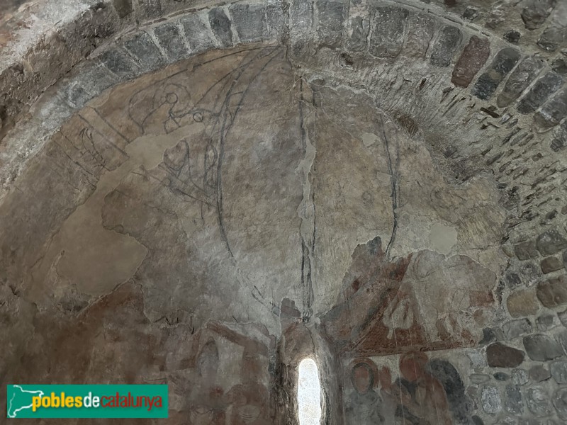 Montmeló - Església de Santa Maria. Pintures (Foto: Albert Esteves, 2022) Montmeló - Església de Santa Maria. Pintures