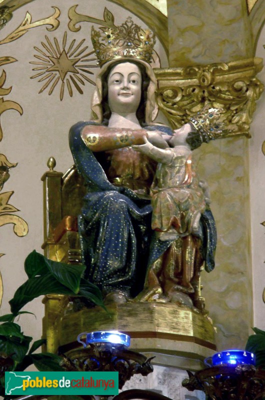 Tarragona - Catedral. Imatge de la Mare de Déu del Claustre Tarragona - Catedral. Imatge de la Mare de Déu del Claustre