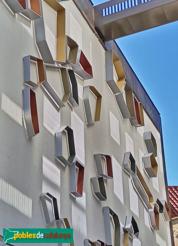 Barcelona - Residences Mandarin Oriental. Passatge i mural (Foto: Anna Corcoll, 2022) Barcelona - Residences Mandarin Oriental. Passatge i mural