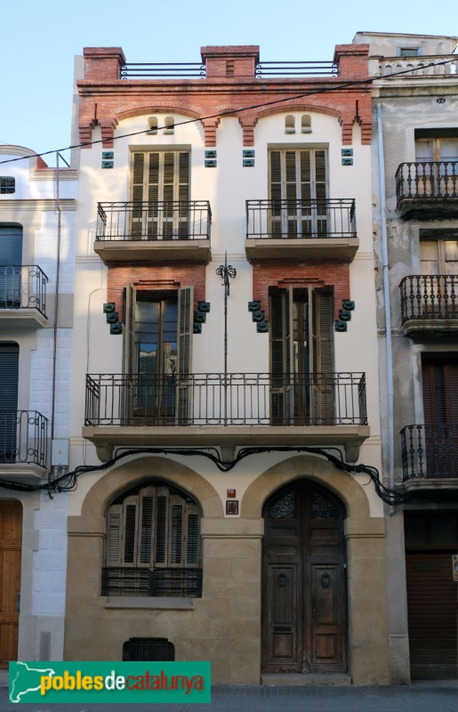 Igualada - Casa Balcells (Foto: Albert Esteves, 2022) Igualada - Casa Balcells