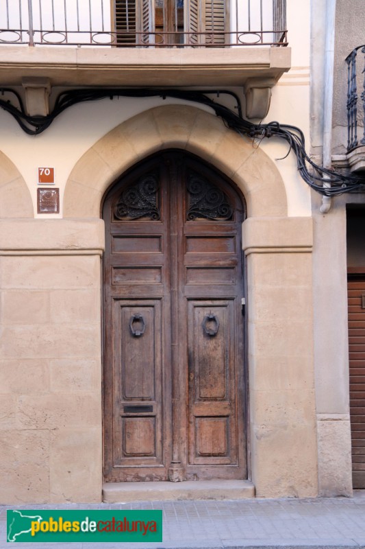 Igualada - Casa Balcells (Foto: Albert Esteves, 2022) Igualada - Casa Balcells