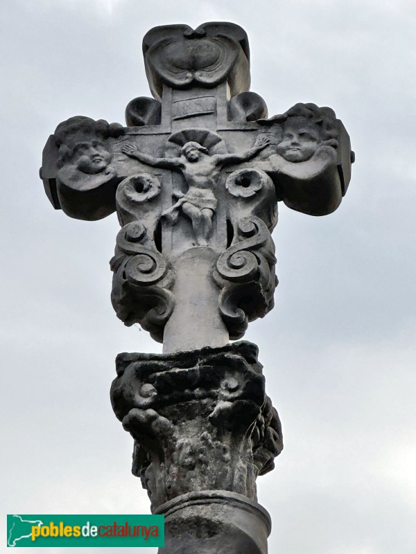 Cardedeu - Creu de terme (Foto: Albert Esteves, 2022) Cardedeu - Creu de terme
