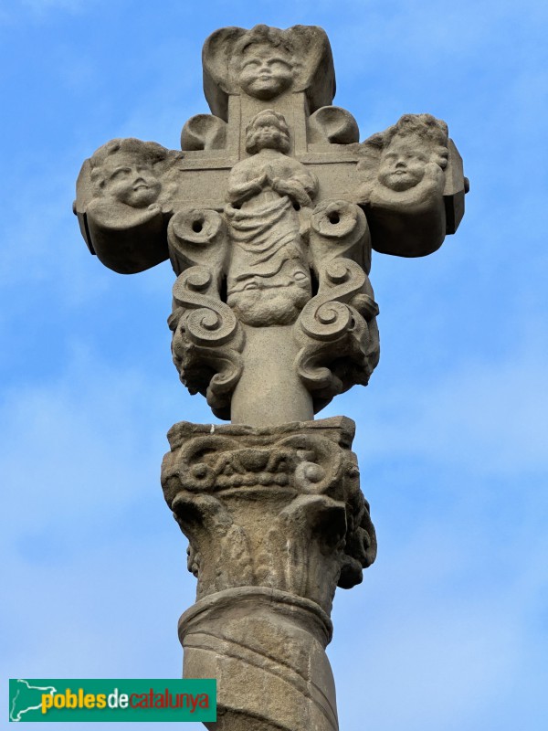Cardedeu - Creu de terme (Foto: Albert Esteves, 2022) Cardedeu - Creu de terme