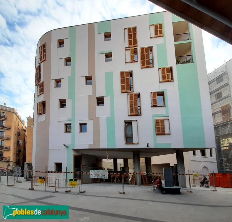 Barcelona - Habitatges socials de Santa Caterina (Foto: Sergi Suárez, 2022) Barcelona - Habitatges socials de Santa Caterina