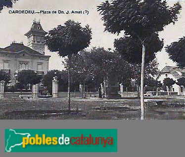 Cardedeu - Torre Amat. Postal antiga Cardedeu - Torre Amat. Postal antiga