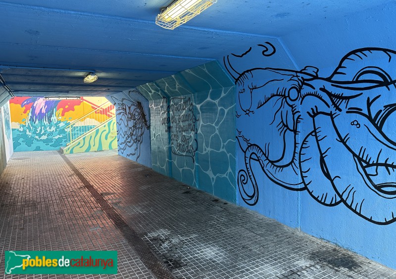 Canovelles - Mural dels Oceans (Foto: Albert Esteves, 2023) Canovelles - Mural dels Oceans