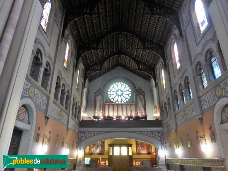 Barcelona - Església de Santa Maria de Montalegre (Foto: Vicent Miralles, 2023) Barcelona - Església de Santa Maria de Montalegre
