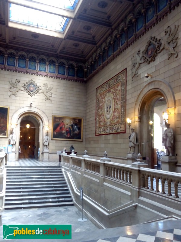 Barcelona - Universitat de Barcelona. Planta noble (Foto: Anna Corcoll, 2016) Barcelona - Universitat de Barcelona. Planta noble