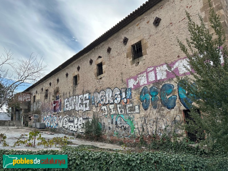El Papiol - Sala Gran. Façana posterior (Foto: Albert Esteves, 2023) El Papiol - Sala Gran. Façana posterior