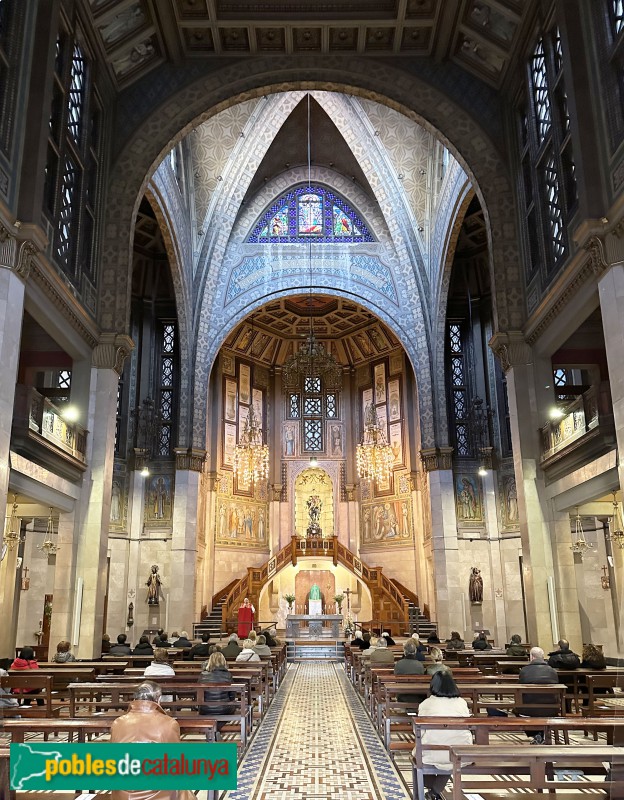 Barcelona - Església de la M.D. dels Àngels (Foto: Albert Esteves, 2023) Barcelona - Església de la M.D. dels Àngels