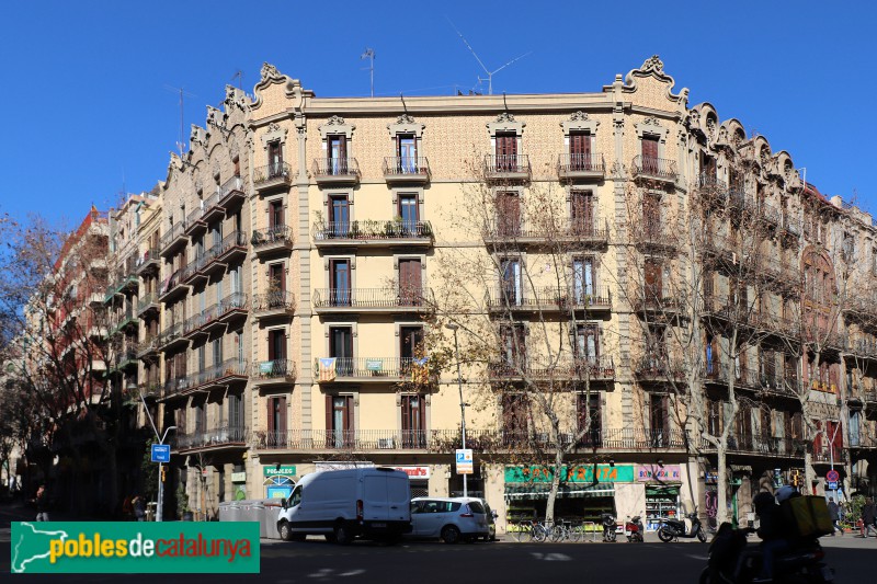 Barcelona - Casanova, 108 - València, 145 (Foto: Albert Esteves, 2023) Barcelona - Casanova, 108 - València, 145