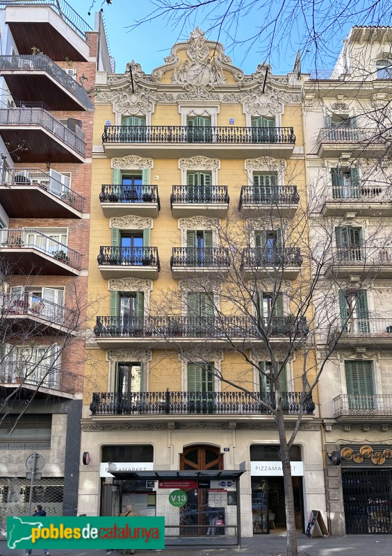 Barcelona - Muntaner, 91 (Foto: Albert Esteves, 2023) Barcelona - Muntaner, 91