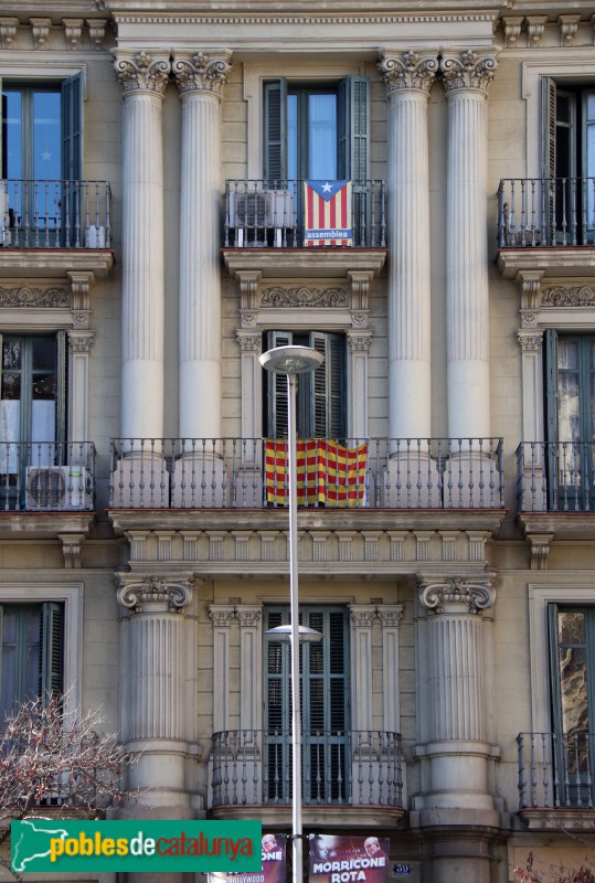 Barcelona - València, 199-201 / Enric Granados, 39-41 (Foto: Albert Esteves, 2023) Barcelona - València, 199-201 / Enric Granados, 39-41