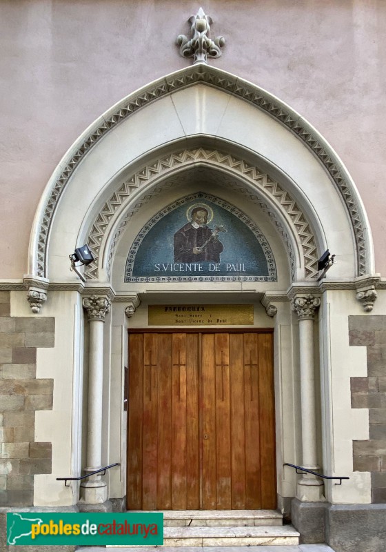 Barcelona - Església de Sant Sever i Sant Vicenç de Paül (Foto: Albert Esteves, 2021) Barcelona - Església de Sant Sever i Sant Vicenç de Paül