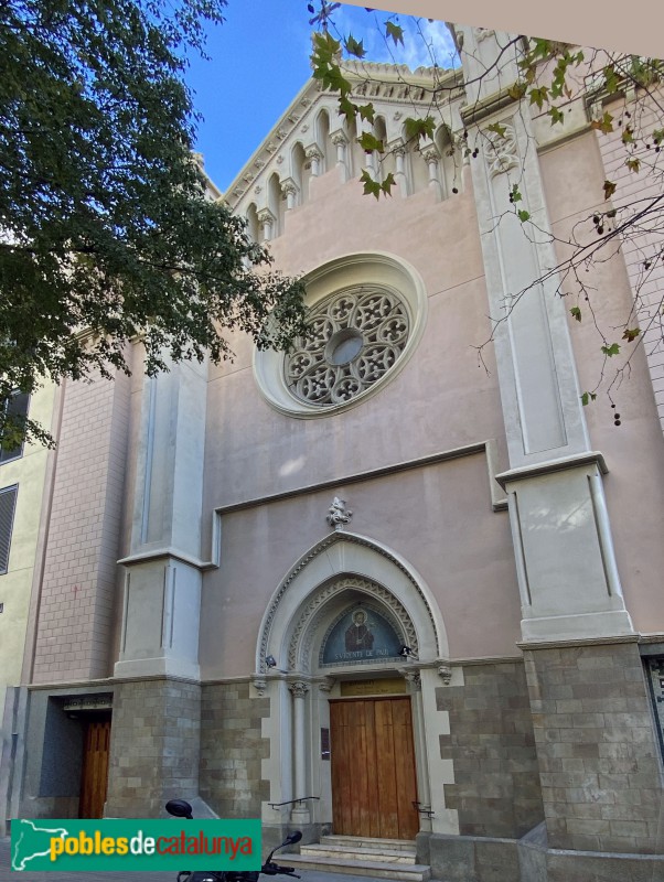 Barcelona - Església de Sant Sever i Sant Vicenç de Paül (Foto: Albert Esteves, 2021) Barcelona - Església de Sant Sever i Sant Vicenç de Paül