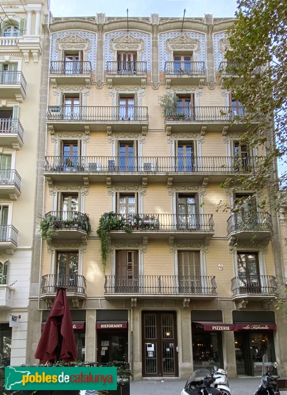 Barcelona - Enric Granados, 63 (Foto: Albert Esteves, 2021) Barcelona - Enric Granados, 63