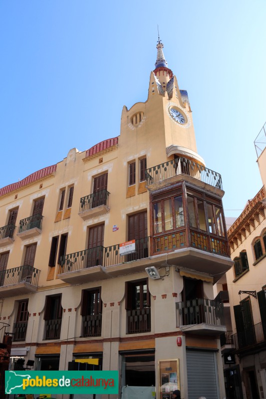 Sitges - Casa Bartomeu Carbonell (Foto: Albert Esteves, 2023) Sitges - Casa Bartomeu Carbonell