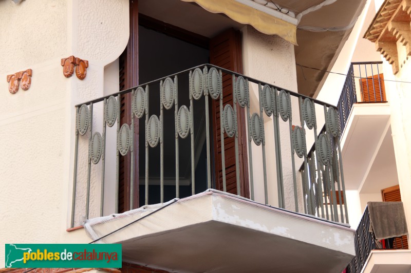 Sitges - Casa Bartomeu Carbonell (Foto: Albert Esteves, 2023) Sitges - Casa Bartomeu Carbonell