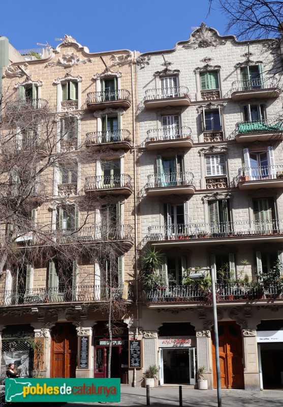 Barcelona - Enric Granados, 108-110 (Foto: Albert Esteves, 2023) Barcelona - Enric Granados, 108-110