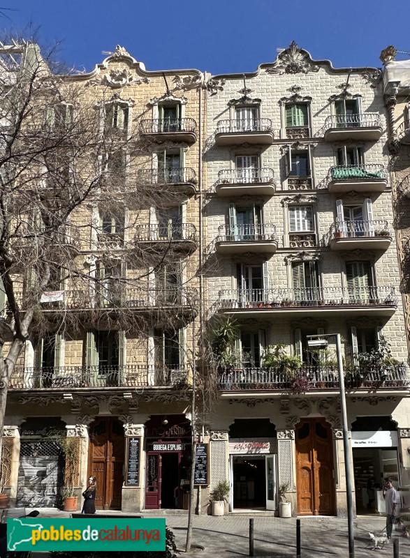 Barcelona - Enric Granados, 108-110 (Foto: Albert Esteves, 2023) Barcelona - Enric Granados, 108-110