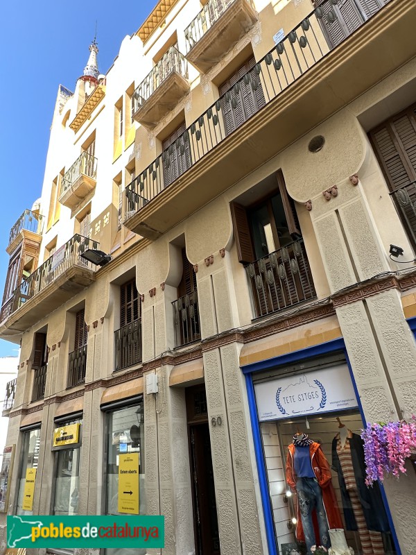 Sitges - Casa Bartomeu Carbonell (Foto: Albert Esteves, 2023) Sitges - Casa Bartomeu Carbonell