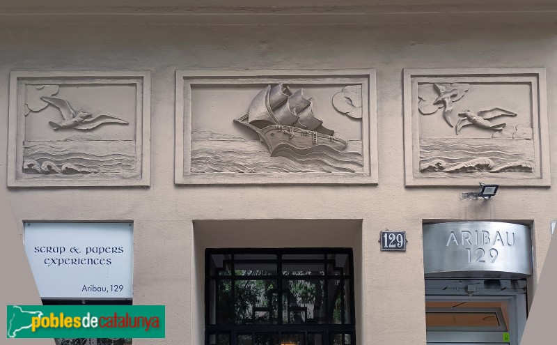 Barcelona - Aribau, 129 (Foto: Anna Corcoll, 2022) Barcelona - Aribau, 129