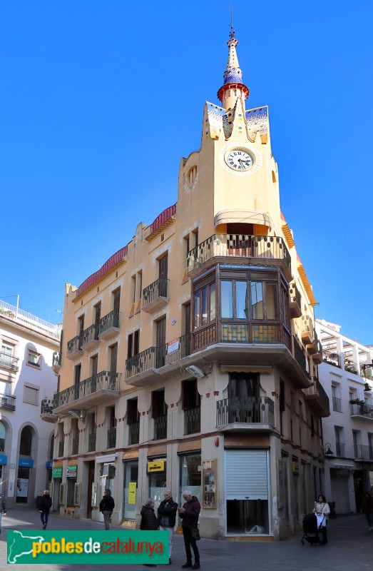 Sitges - Casa Bartomeu Carbonell (Foto: Albert Esteves, 2023) Sitges - Casa Bartomeu Carbonell