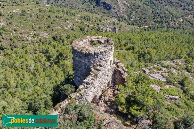 Querol - Castell de Saburella (Foto: Francesc Vidal-Barraquer) Querol - Castell de Saburella