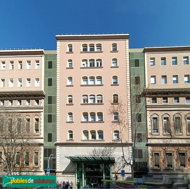 Barcelona - Hospital Clínic (Foto: Anna Corcoll, 2023) Barcelona - Hospital Clínic