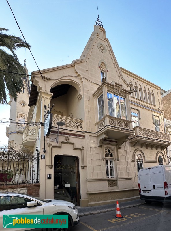 Sitges - Casa Bonaventura Blay (Foto: Albert Esteves, 2023) Sitges - Casa Bonaventura Blay