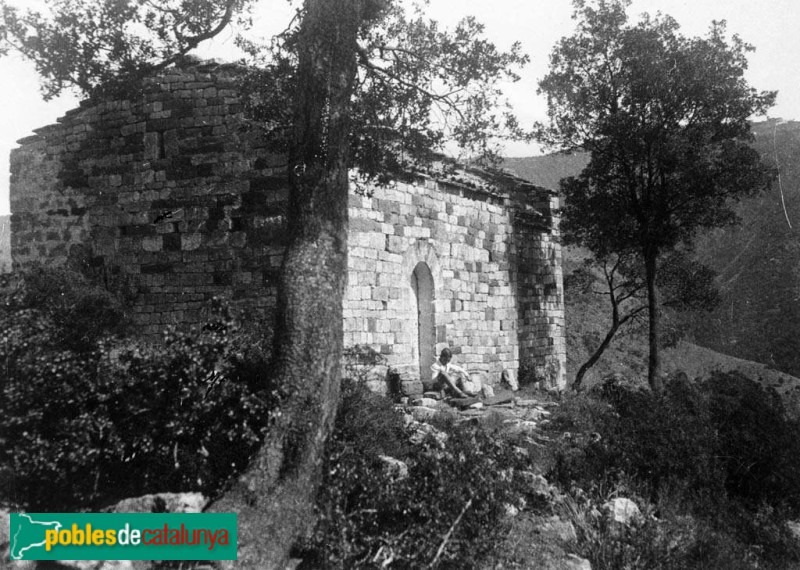 Aiguafreda - Sant Miquel de Canyelles (Foto: Antoni Gallardo -Arxiu Fotogràfic Centre Excursionista de Catalunya-, 1931) Aiguafreda - Sant Miquel de Canyelles