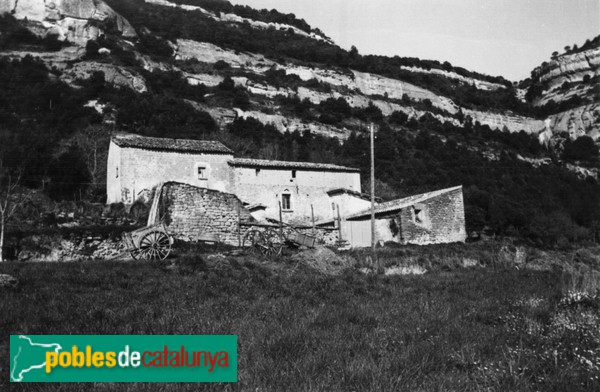 Centelles - Mas Vinyoles (Foto: Joan Molera -calaix.gencat.cat-, 1983) Centelles - Mas Vinyoles