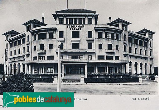Sitges - Hotel Terramar. Postal antiga Sitges - Hotel Terramar. Postal antiga