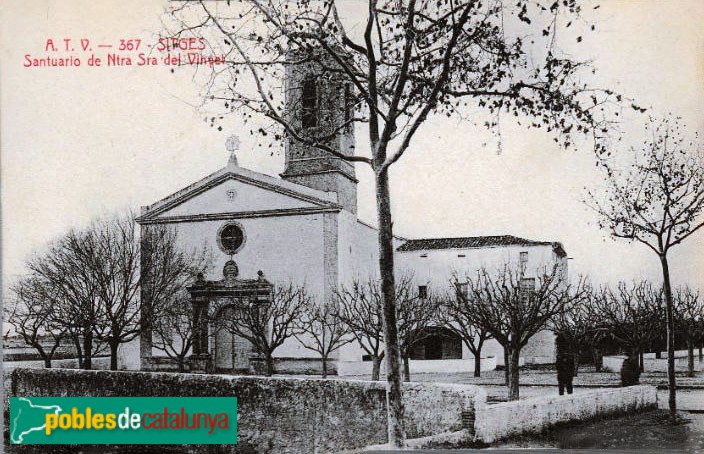 Sitges - Santuari del Vinyet. Postal antiga Sitges - Santuari del Vinyet. Postal antiga