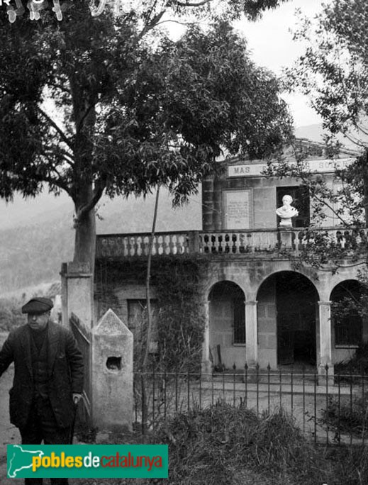 Campins - Can Pitarra (Foto: Francesc Blasi -Arxiu Fotogràfic Centre Excursionista de Catalunya-, 1940) Campins - Can Pitarra