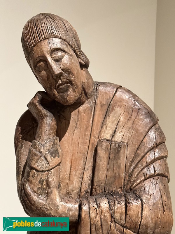 Davallament d'Erill la Vall. Figures conservades al MNAC (Barcelona) (Foto: Albert Esteves, 2023) Davallament d'Erill la Vall. Figures conservades al MNAC (Barcelona)