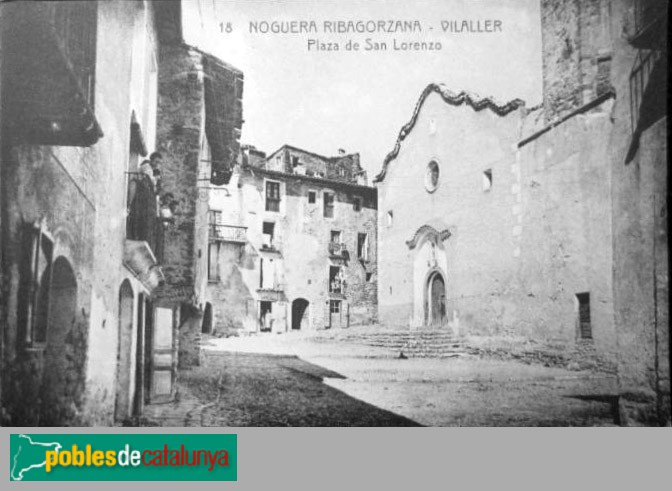 Vilaller. Postal antiga Vilaller. Postal antiga