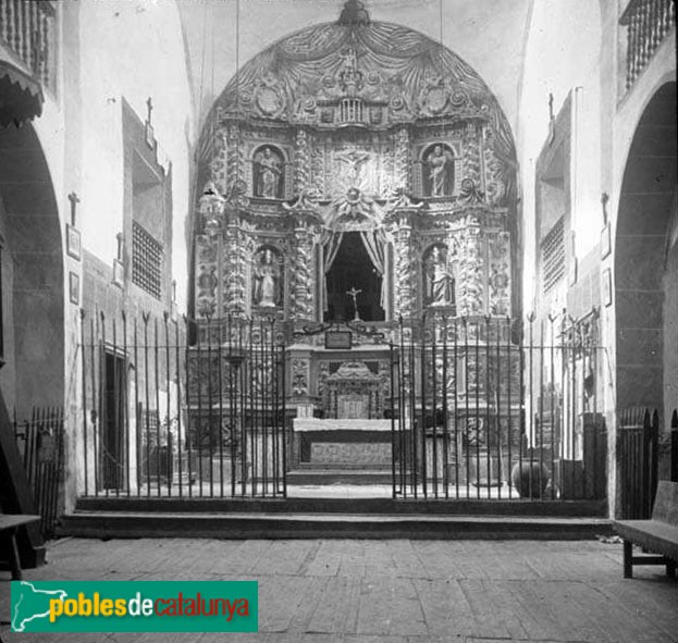 Boí - Santuari de la Mare de Déu de Caldes de Boí (Foto: <i>Anònima -Arxiu Fotogràfic Centre Excursionista de Catalunya-</i>, c1905) Boí - Santuari de la Mare de Déu de Caldes de Boí