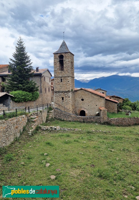 Martinet i Montellà - Església de Sant Climent d'Estana (Foto: <i>Rosa Maria Gil</i>, 2023) Martinet i Montellà - Església de Sant Climent d'Estana