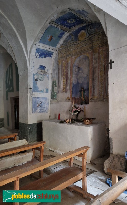 Martinet i Montellà - Església de Sant Climent d'Estana (Foto: <i>Rosa Maria Gil</i>, 2023) Martinet i Montellà - Església de Sant Climent d'Estana